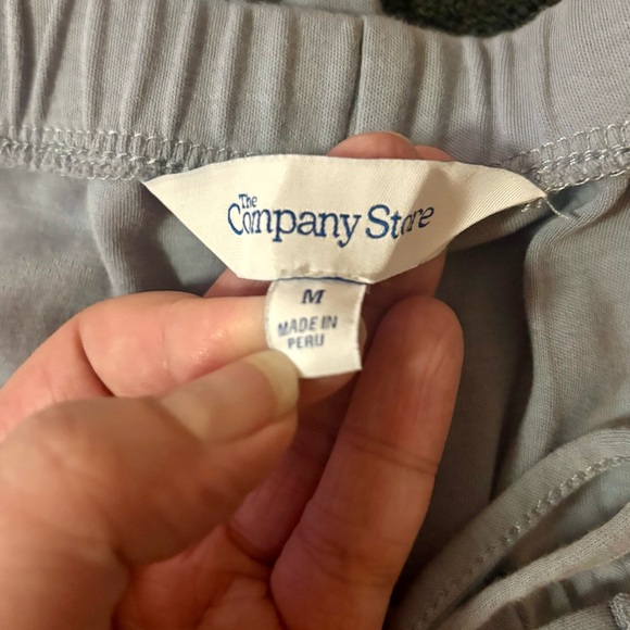 The Company Store Legends Hotel Pima Cotton Pajama Set NWOT Medium Blue - Picture 2 of 7